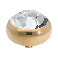 QUDO Sesto Swarovski Gold Top | Neutrals Collection