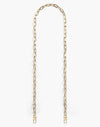 Gold Paperclip Crossbody Cell Phone Chain