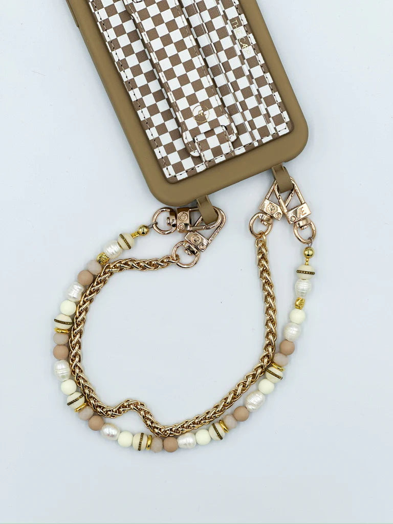 Goldi Round Cell Phone Wristlet