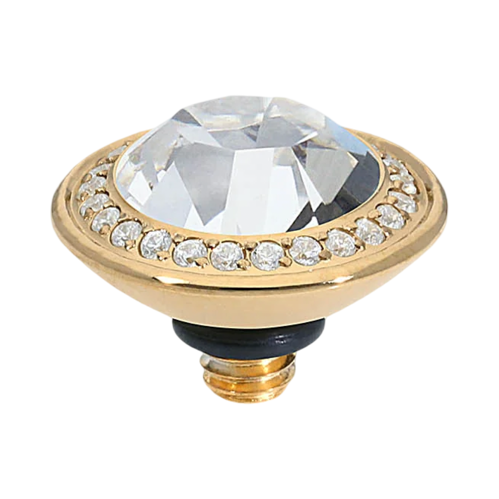QUDO Tondo Deluxe Gold Top | Neutral Crystal Collection