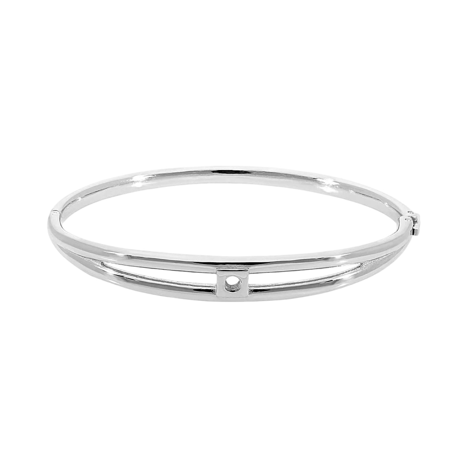 QUDO Basic Bangle Roma I Silver