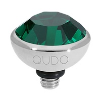 QUDO Bottone Top Silver | Green & Golden Collection