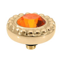 QUDO Ghiare Top Gold | Red & Orange Crystal Collection