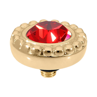 QUDO Ghiare Top Gold | Red & Orange Crystal Collection