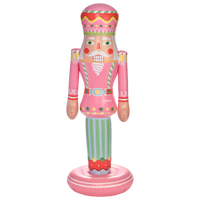 FUNBOY Candy-Colored Inflatable Nutcracker — 5 Ft