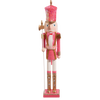 18.5” Glittered Pink Nutcracker — Hot Pink or Light Pink (Sold Separately)
