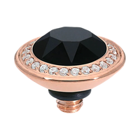 QUDO Tondo Small Deluxe Top 0.35" Rose Gold I Neutral Collection