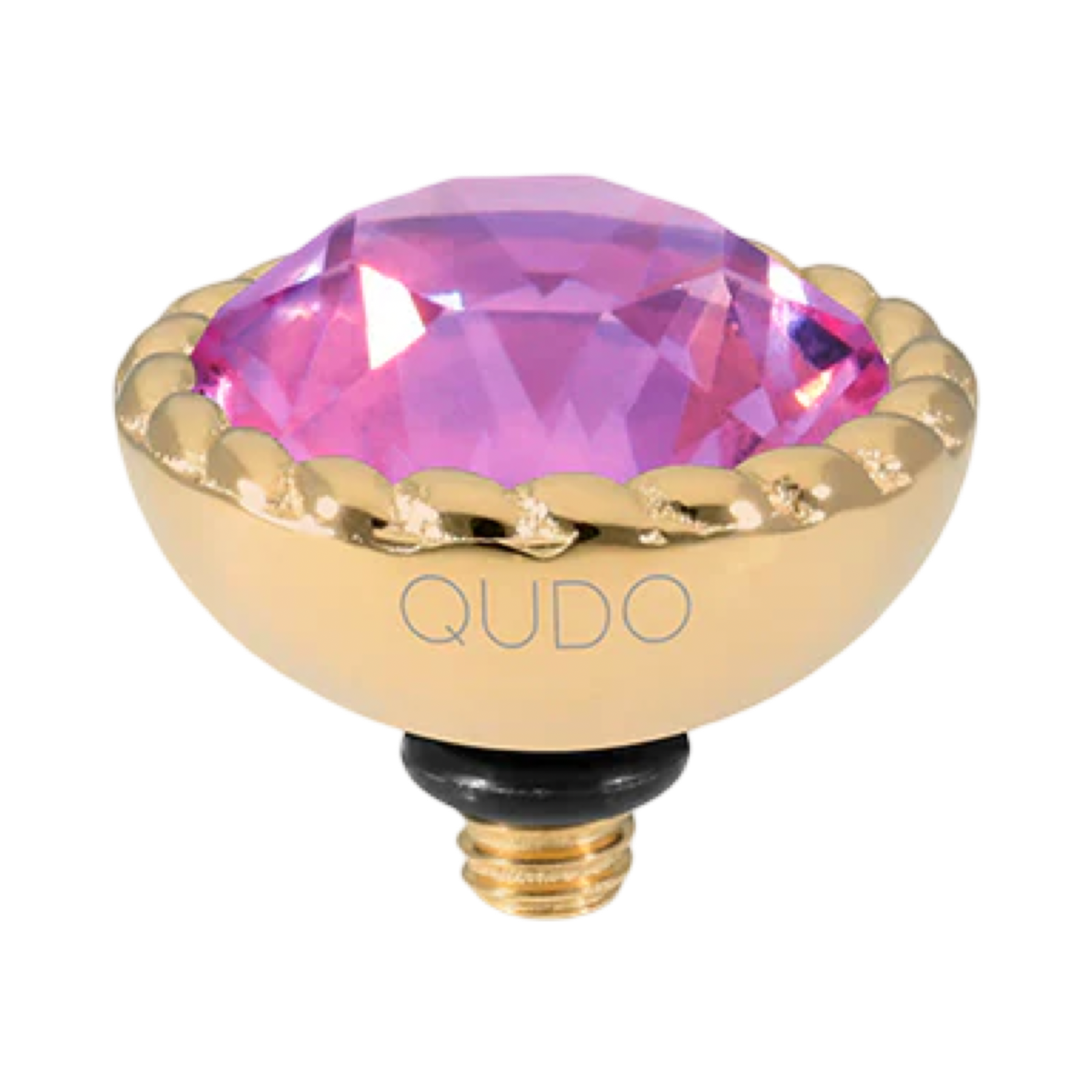 QUDO Bocconi Top Gold | Purple Crystal Collection