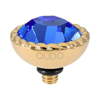 QUDO Bocconi Top Gold | Blue Crystal Collection