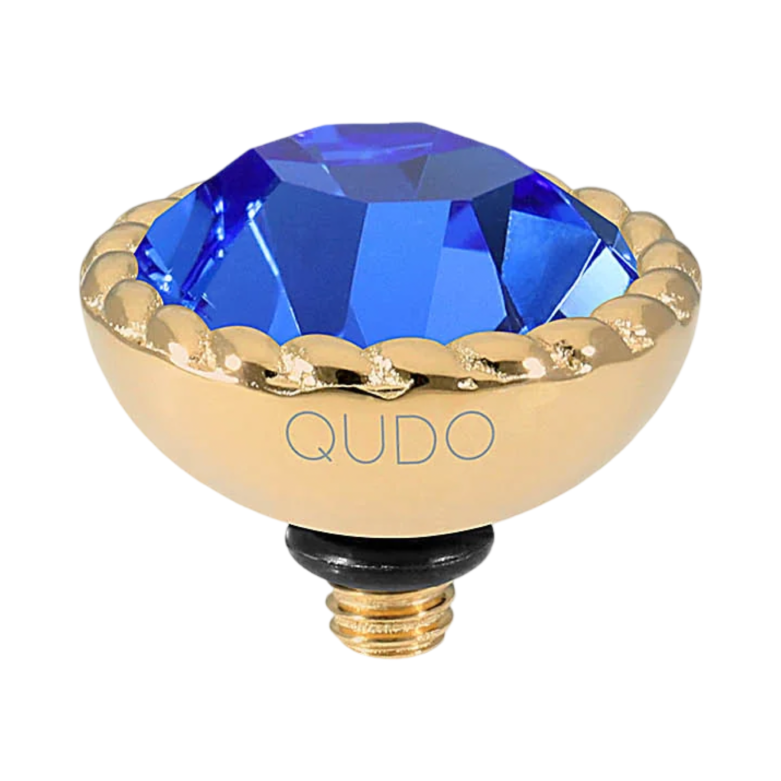 QUDO Bocconi Top Gold | Blue Crystal Collection