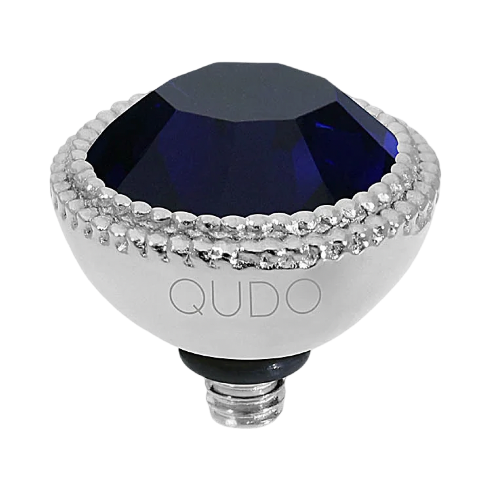 QUDO Fabero Silver Topper I Blue Crystal Collection