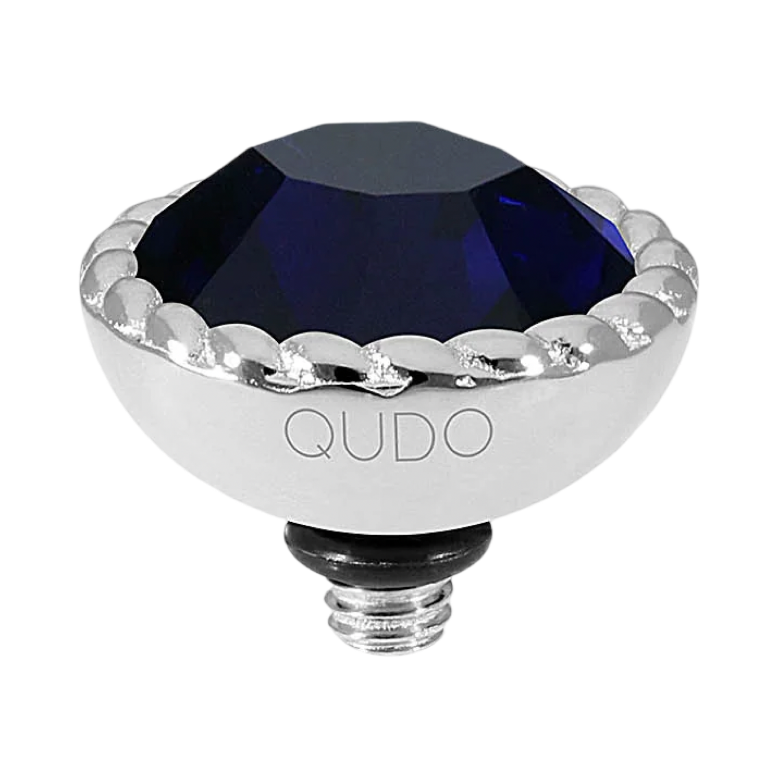 QUDO Bocconi Silver Topper I Blue Crystal Collection
