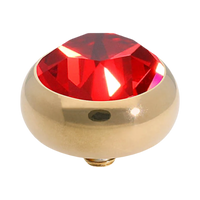 QUDO Sesto Top Gold | Red & Orange Crystal Collection