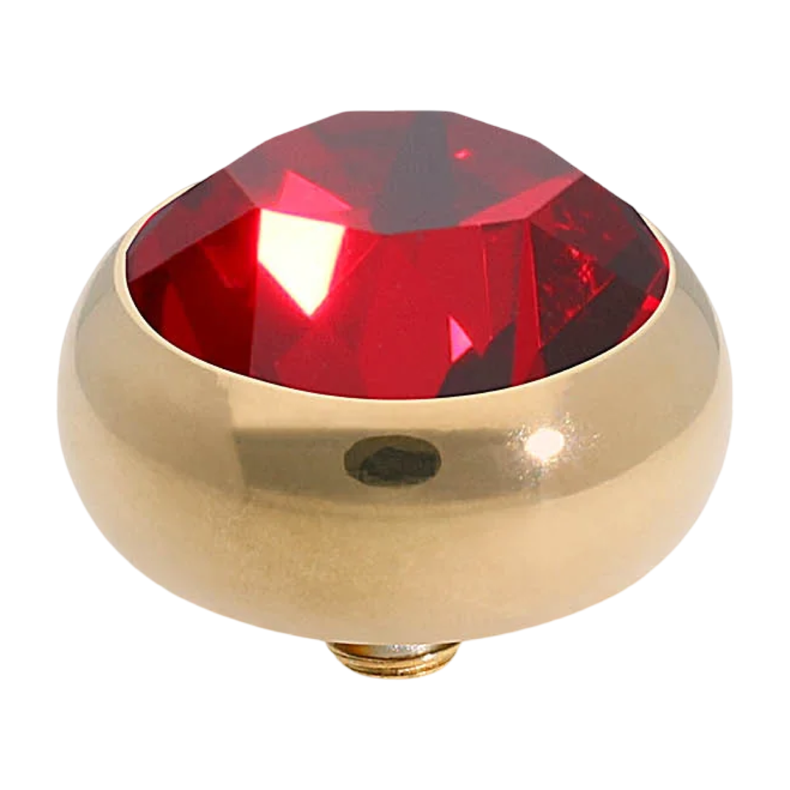 Qudo Topper – Round Bubble Simple Sesto (Interchangeable, Swarovski Crystal)