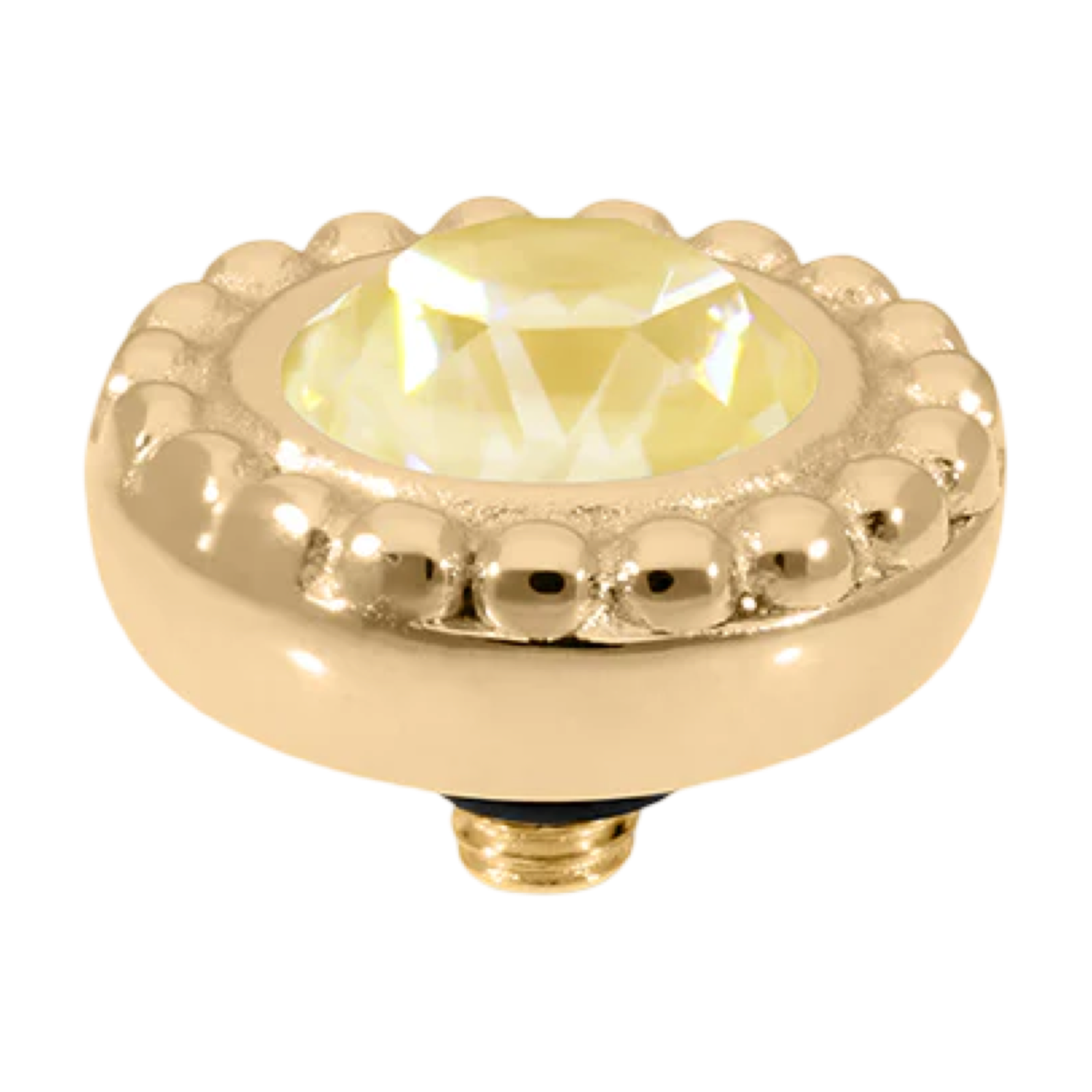 Qudo Topper – Single Rope  Bezel Guiare 11mm (Interchangeable, Swarovski Crystal)