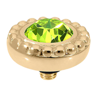 Qudo Topper – Single Rope  Bezel Guiare 11mm (Interchangeable, Swarovski Crystal)