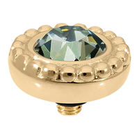 Qudo Topper – Single Rope  Bezel Guiare 11mm (Interchangeable, Swarovski Crystal)