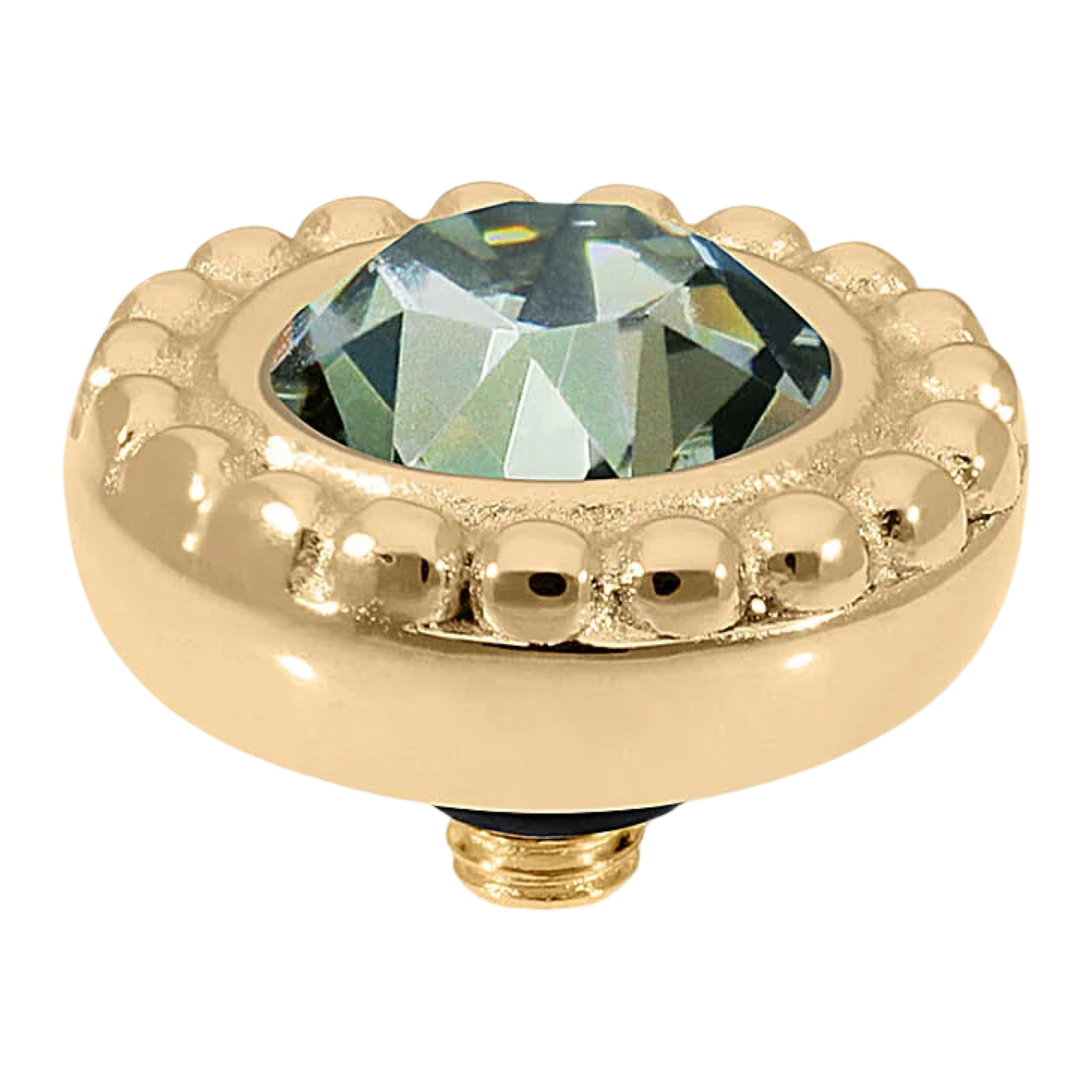 Qudo Topper – Single Rope  Bezel Guiare 11mm (Interchangeable, Swarovski Crystal)