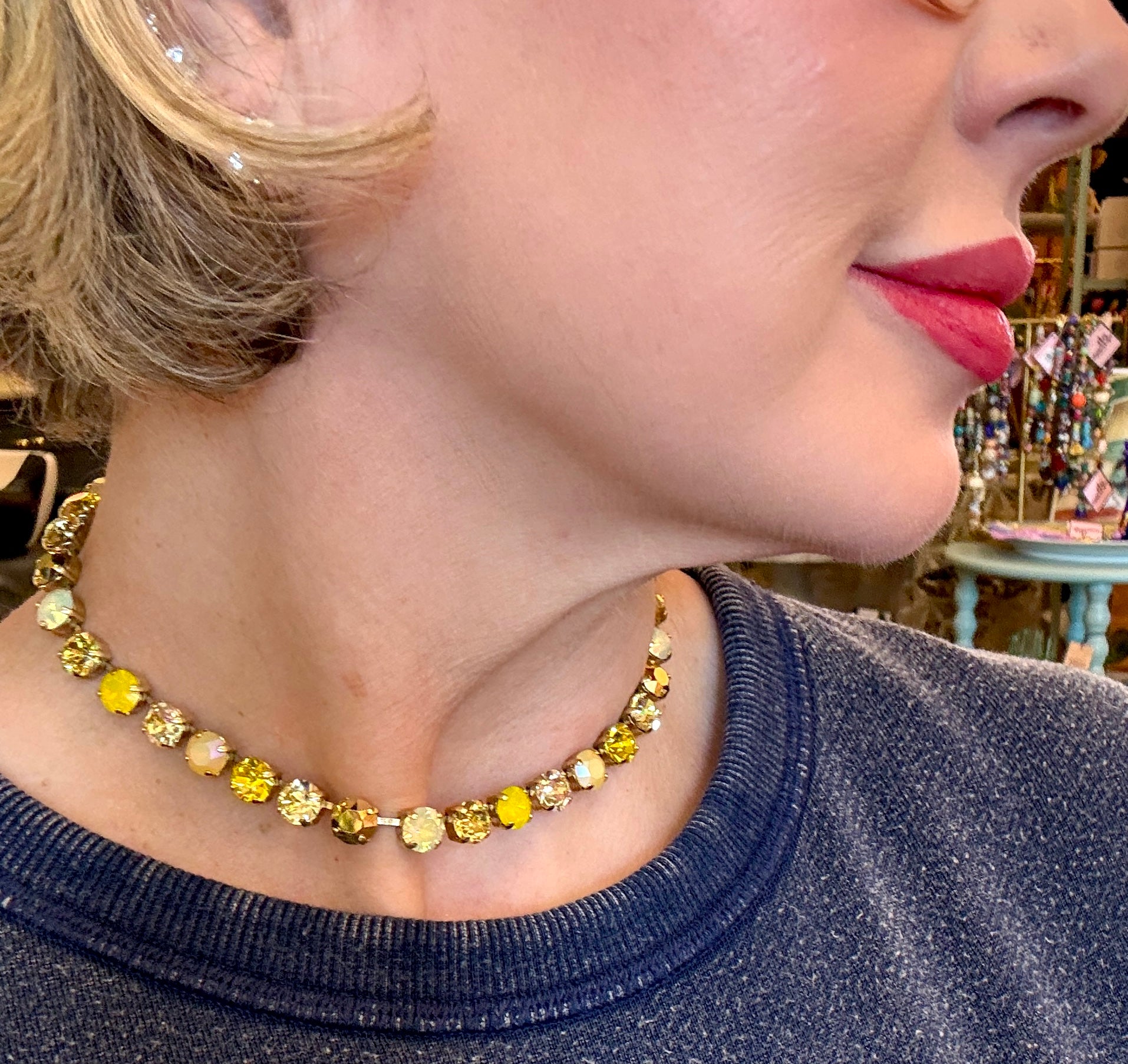 TOVA Oakland Necklace in Citribelle