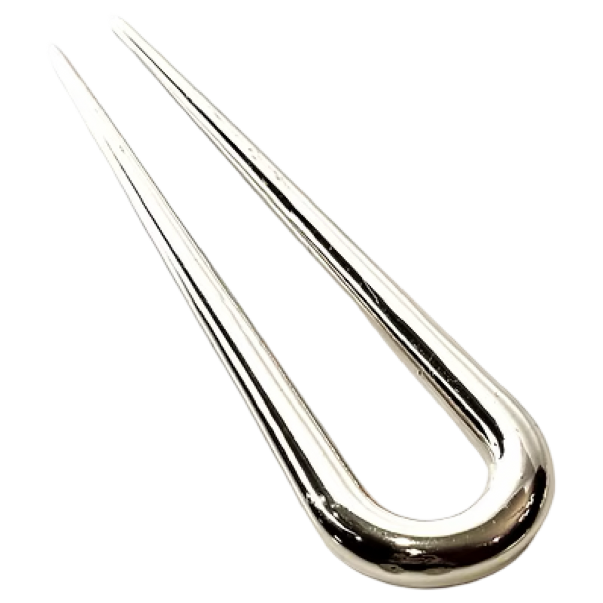 Ficcare Luisa Curved Chignon Hair Pin | Silver