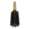 Ibiza EX3 Round Brush, natural boar bristle brush, eco-friendly hairbrush, round styling brush, sustainable blowout brush, boar bristle round brush, ergonomic cork handle, shine-enhancing brush, professional hair tools, Ibiza hairbrush
