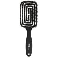 Ibiza contour brush, boar bristle vented hair brush, scalp stimulating hair brush, luxury styling brush, vent brush for blow drying, hybrid bristle hair brush, professional salon hair brush, Ibiza detangling brush, boar nylon combo brush, shine enhancing hairbrush