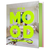 Book titled 'It's a MOOD' by Cara Woodhouse with a modern interior design on the cover.