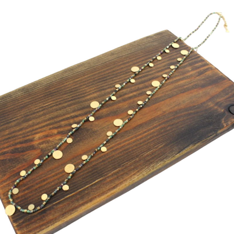 Jardin Vert Green Semi-Precious Stone Necklace | Oh, Meredith