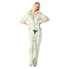 Katie Kime pajamas, Tennis Time pajama set, green pajama set, women’s luxury pajamas, boutique loungewear, gift-worthy sleepwear, Katie Kime retailer, classic pajama set, cotton pajama set, preppy pajamas, tennis gift, country club style