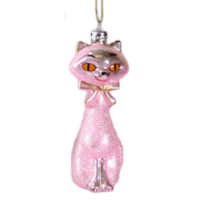 Kitschy Cody Foster Kitten Ornament Pink