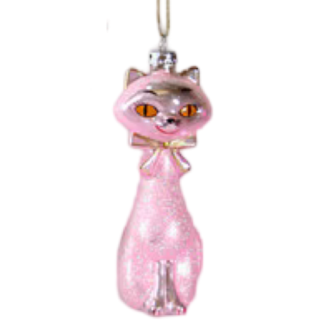 Kitschy Cody Foster Kitten Ornament Pink