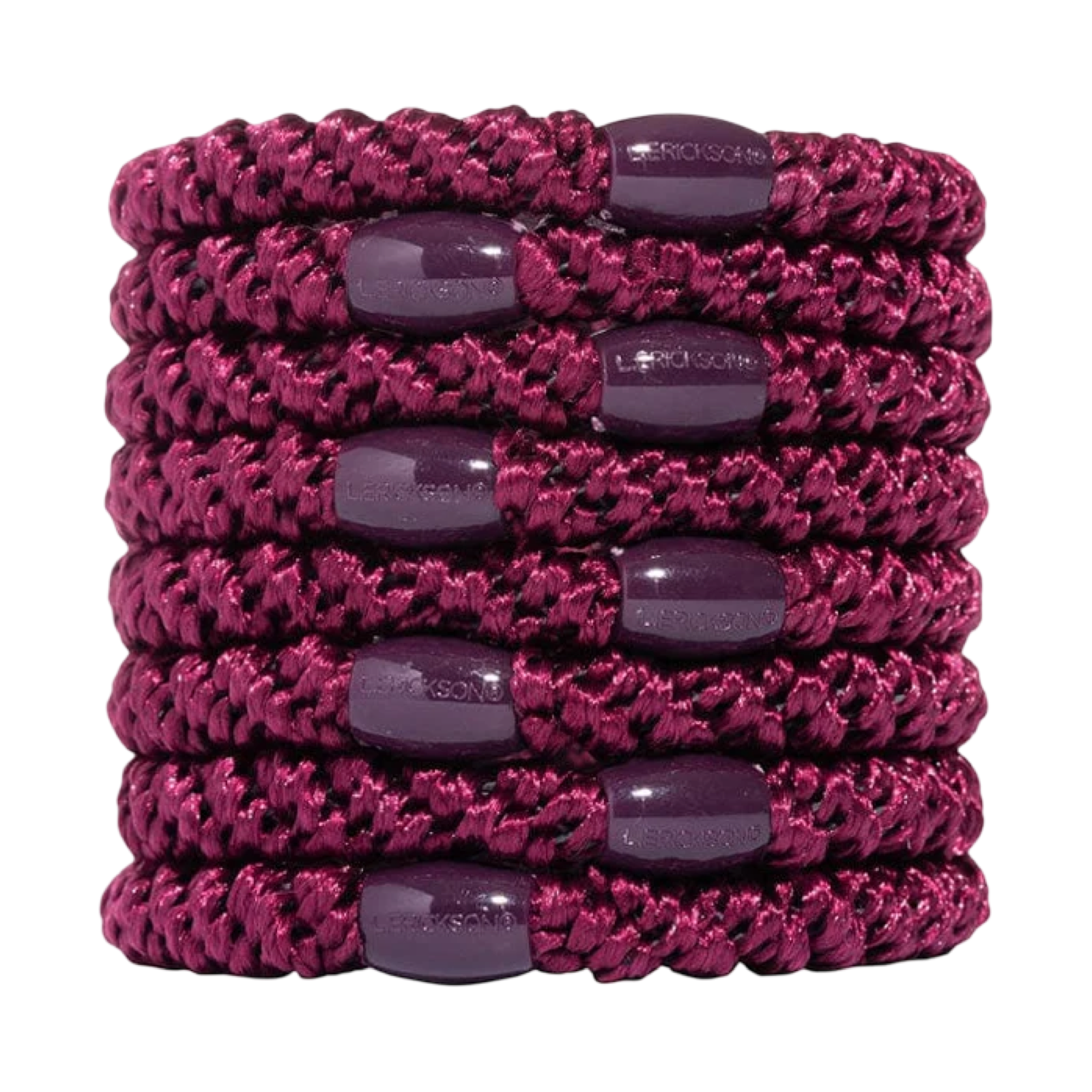 L. Erickson Grab & Go, burgundy ponytail holders, luxury hair ties, best hair elastics, damage-free ponytail holder, strong hair ties, non-slip ponytail holders, chic everyday hair accessories