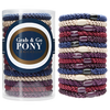 L. Erickson ponytail holders, grab and go hair ties, thick elastic hair bands, no-crease hair elastics, damage-free ponytail holders, luxury hair ties, oval bead hair accessories, everyday hair styling essentials, high hold hair ties, women’s ponytail set