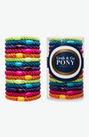 L. Erickson ponytail holders, grab and go hair ties, thick elastic hair bands, no-crease hair elastics, damage-free ponytail holders, luxury hair ties, oval bead hair accessories, everyday hair styling essentials, high hold hair ties, women’s ponytail set
