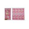 Pink packaging with 'La Dolce Vita' text on a white background