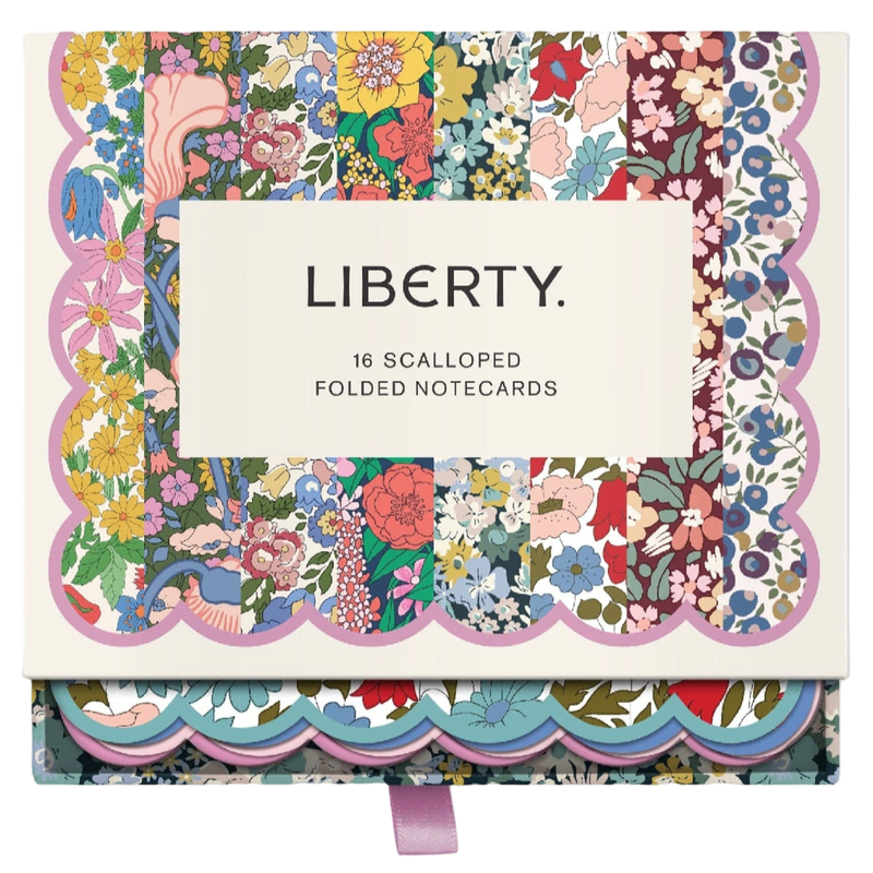 Liberty London stationery, Liberty notecard set, luxury stationery, boxed notecard set, floral notecards, Liberty print stationery, premium stationery gift, thank you notes, handwritten correspondence, desk accessories, paper goods, stationery lover gift, elegant note cards, luxury paper goods, Liberty London gift, floral stationery, gift for hostess, beautiful stationery, boutique stationery, correspondence cards