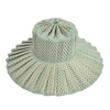 Lorna Murray Fiji hat, foldable sun hat, UPF 50+ hat, woven travel sun hat, Fiji sun hat, packable beach hat, grass fibre hat, summer hat with seafoam trim, stylish sun protection, Lorna Murray travel hat


