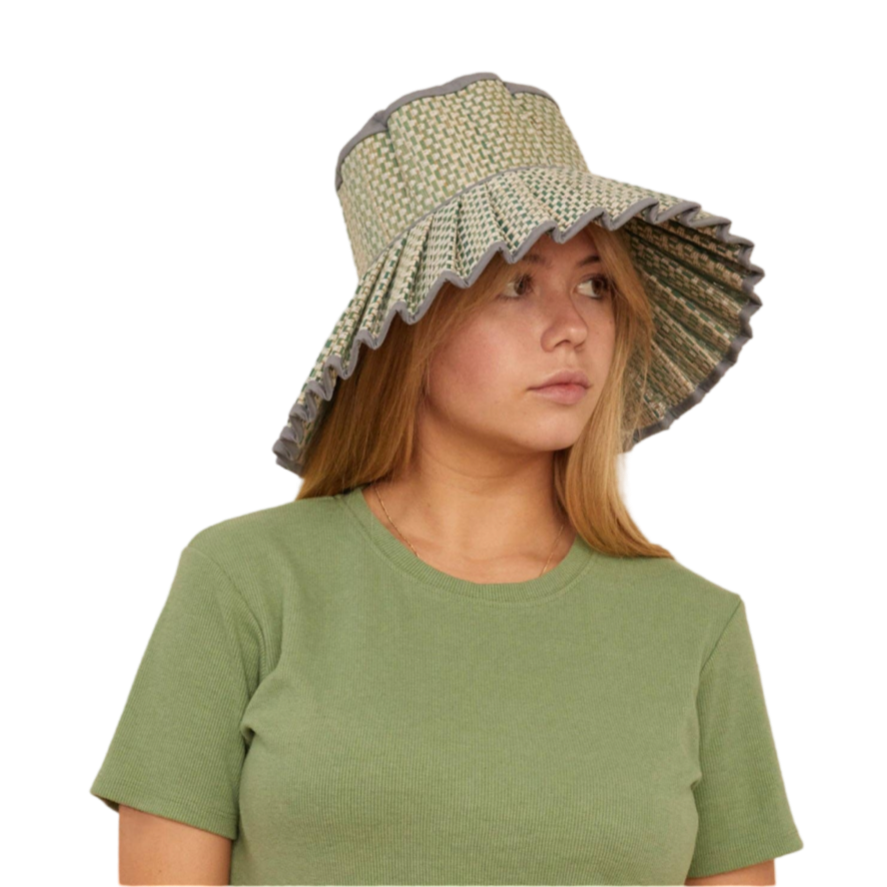 Lorna Murray sun hat, foldable sun hat, UPF 50+ sun protection, Kohama hat, travel-friendly sun hat, woven grass sun hat, stylish beach hat, packable summer hat, wide brim hat, Lorna Murray Kohama