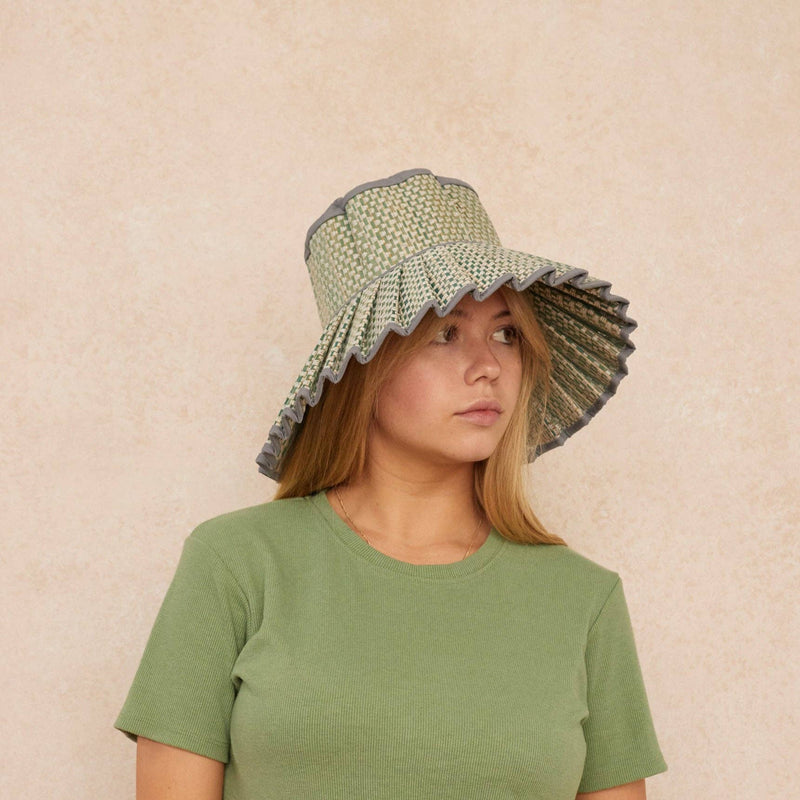 Lorna Murray sun hat, foldable sun hat, UPF 50+ sun protection, Kohama hat, travel-friendly sun hat, woven grass sun hat, stylish beach hat, packable summer hat, wide brim hat, Lorna Murray Kohama