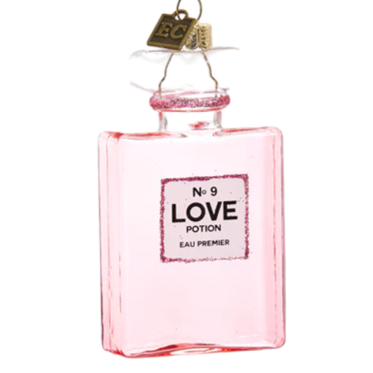 Love Potion Number 9 No. Nine Eau Premier  Raz Imports Ornament