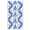 Lucy Grymes blue ikat patterned paper dinner napkins and guest towels set