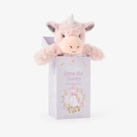 Luna Unicorn Boxed Snuggler ELegant baby