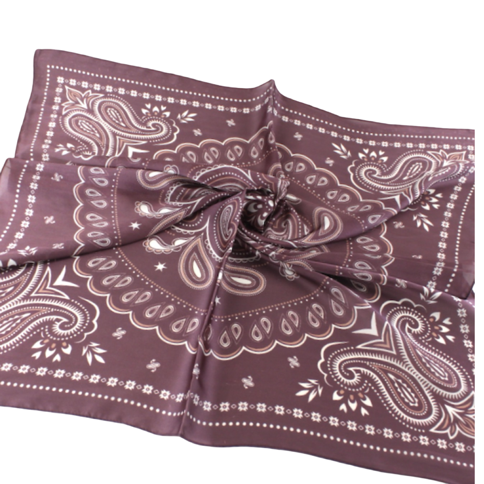 Maroon Bandana Square Scarf | 27 Inch Fashion Scarf