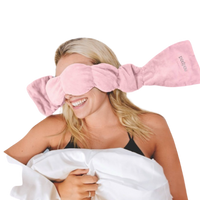 NodPod Weighted Sleep Mask for Eyes  Blush