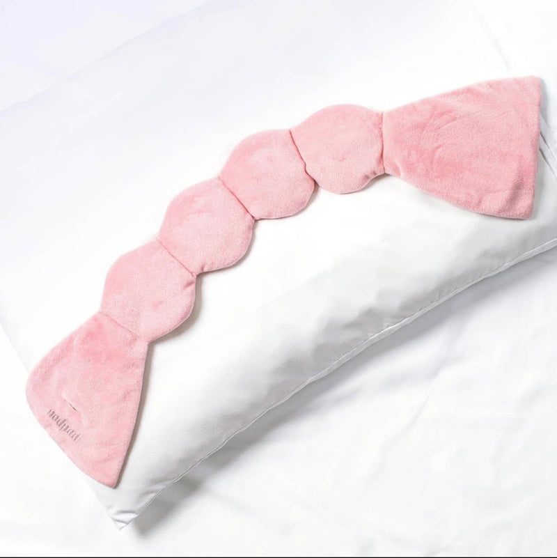 NodPod Weighted Sleep Mask for Eyes  Blush