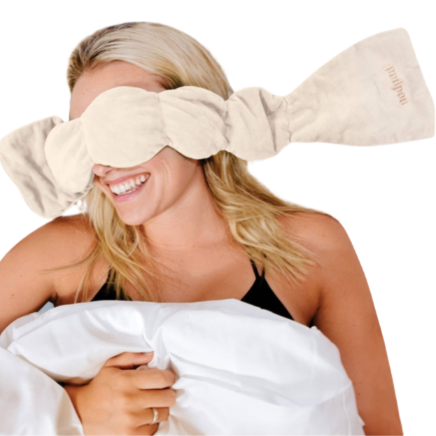 NodPod Weighted Sleep Mask for Eyes Bone