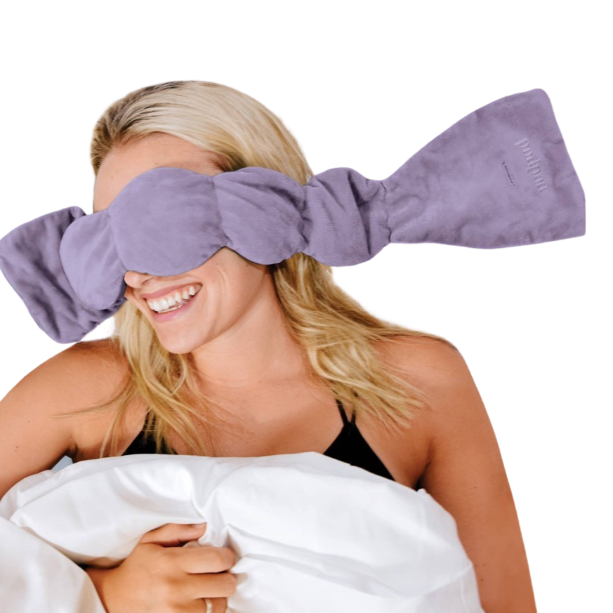 NodPod Weighted Sleep Mask for Eyes  Wisteria