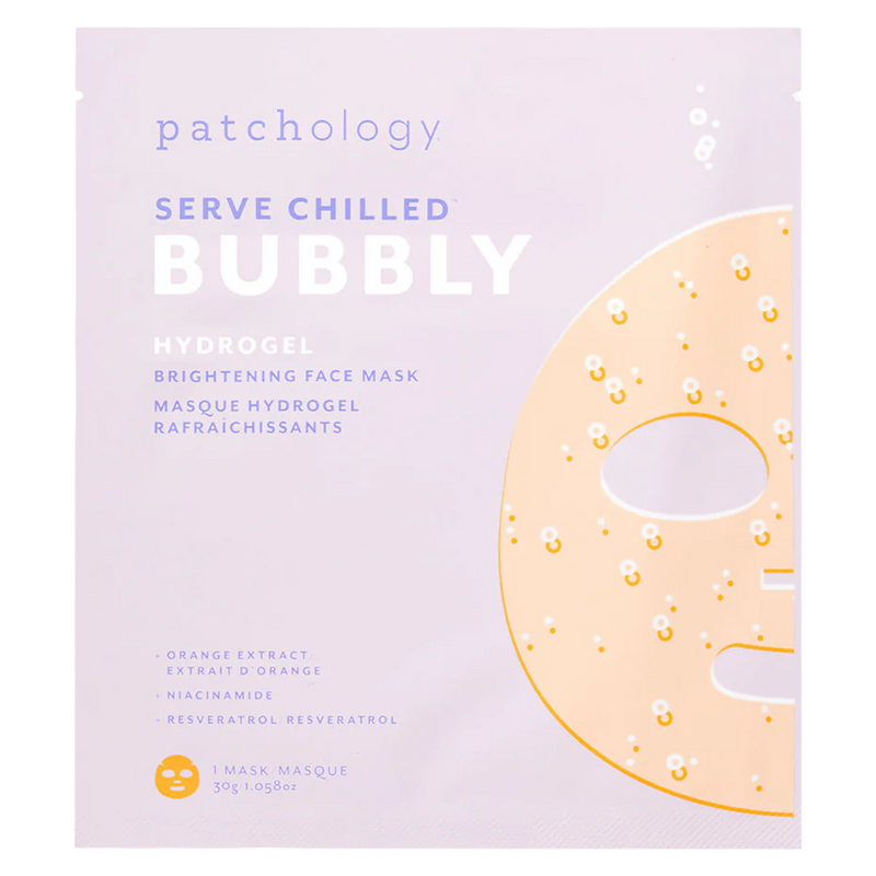 Patchology eye gels, bubbly eye mask, Served Chilled Patchology, single eye mask, under eye treatment, brightening eye gels, skincare eye patches