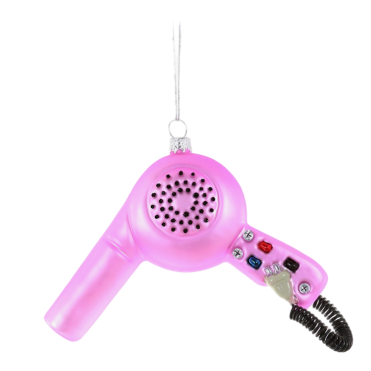 Pink Blow Dryer Cody Foster Ornament OhMeredith