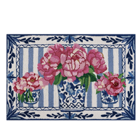 Pretty Petals Hook Rug Sally Eckman Roberts